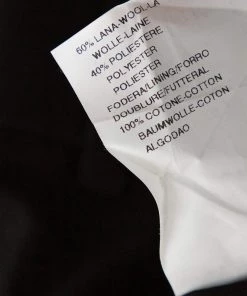 Emporio Armani Charcoal Grey Wool Blend Trousers S For Men -Emporio Armani sale luxury men emporio armani used clothes p320258 003