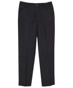 Emporio Armani Black Wool Blend Trousers S For Men