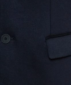 Emporio Armani Navy Blue Cotton Blend Notched Lapels Blazer XL For Men -Emporio Armani sale luxury men emporio armani used clothes p357959 006