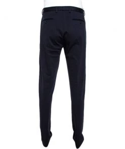 Emporio Armani Navy Blue Knit Pants M For Men -Emporio Armani sale luxury men emporio armani used clothes p361197 002