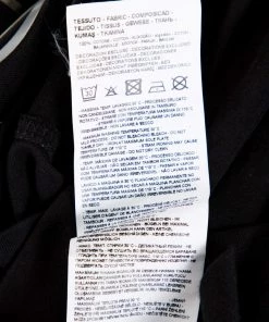 Emporio Armani Black Cotton Logo Embossed Crew Neck T-Shirt XL For Men -Emporio Armani sale luxury men emporio armani used clothes p368803 008