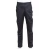 Emporio Armani Black Cotton High Waist Tailored Trousers XL For Men