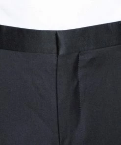 Emporio Armani Black Wool Tailored Trousers 4XL For Men -Emporio Armani sale luxury men emporio armani used clothes p380825 007