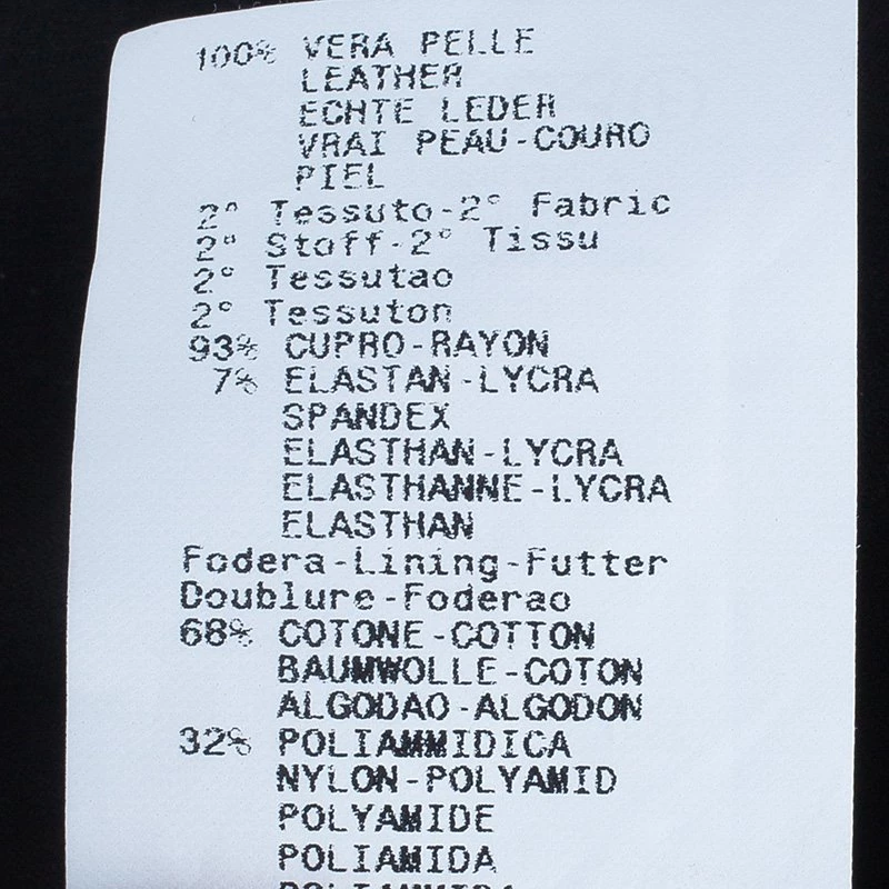 Emporio Armani Men's Black Leather Bomber Jacket M For Men 11 Emporio Armani Men's Black Leather Bomber Jacket M For Men - Image 9