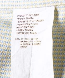 Emporio Armani Light Green Cotton Button Front Shirt S For Men -Emporio Armani sale luxury men emporio armani used clothes p404654 006