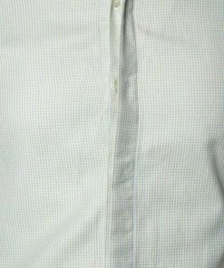 Emporio Armani Light Green Cotton Button Front Shirt S For Men -Emporio Armani sale luxury men emporio armani used clothes p404654 1616787951 007