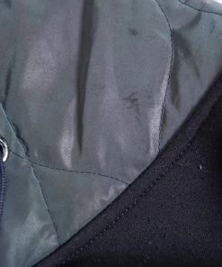 Emporio Armani Black Knit Quilted Detail Hooded Sweatshirt XL For Men -Emporio Armani sale luxury men emporio armani used clothes p407795 007