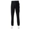 Emporio Armani Black Striped Wool Tapered Leg Trousers XL For Men