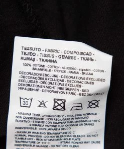 Emporio Armani Black Cotton Logo Printed Crewneck T-Shirt 3XL For Men -Emporio Armani sale luxury men emporio armani used clothes p459171 002