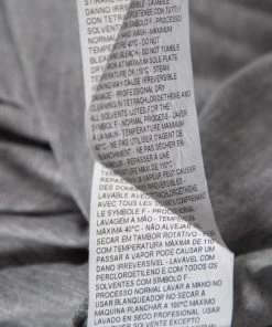 Emporio Armani Grey & Black Knit Pocket Detail Crewneck T-Shirt M For Men -Emporio Armani sale luxury men emporio armani used clothes p476368 003