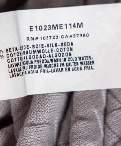 Emporio Armani Grey Patterned Cotton & Silk Knit Fitted T-Shirt M For Men 14 Emporio Armani Grey Patterned Cotton & Silk Knit Fitted T-Shirt M For Men -Emporio Armani sale luxury men emporio armani used clothes p476383 007