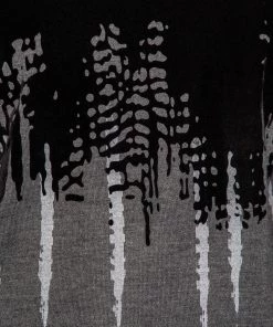 Emporio Armani Charcoal Grey Wool Contrast Flock Detail Crewneck Sweater L For Men -Emporio Armani sale luxury men emporio armani used clothes p476478 008