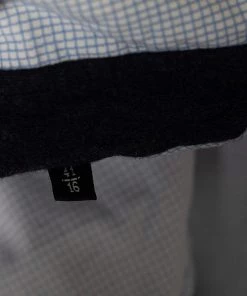 Emporio Armani Blue Checkered Cotton Contrast Sleeve Button Front Shirt L For Men -Emporio Armani sale luxury men emporio armani used clothes p476665 005