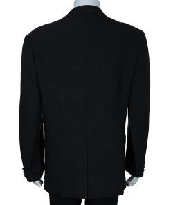 Emporio Armani Men's Grey Wool Blazer L For Men 13 Emporio Armani Men's Grey Wool Blazer L For Men -Emporio Armani sale luxury men emporio armani used clothes p47986 003