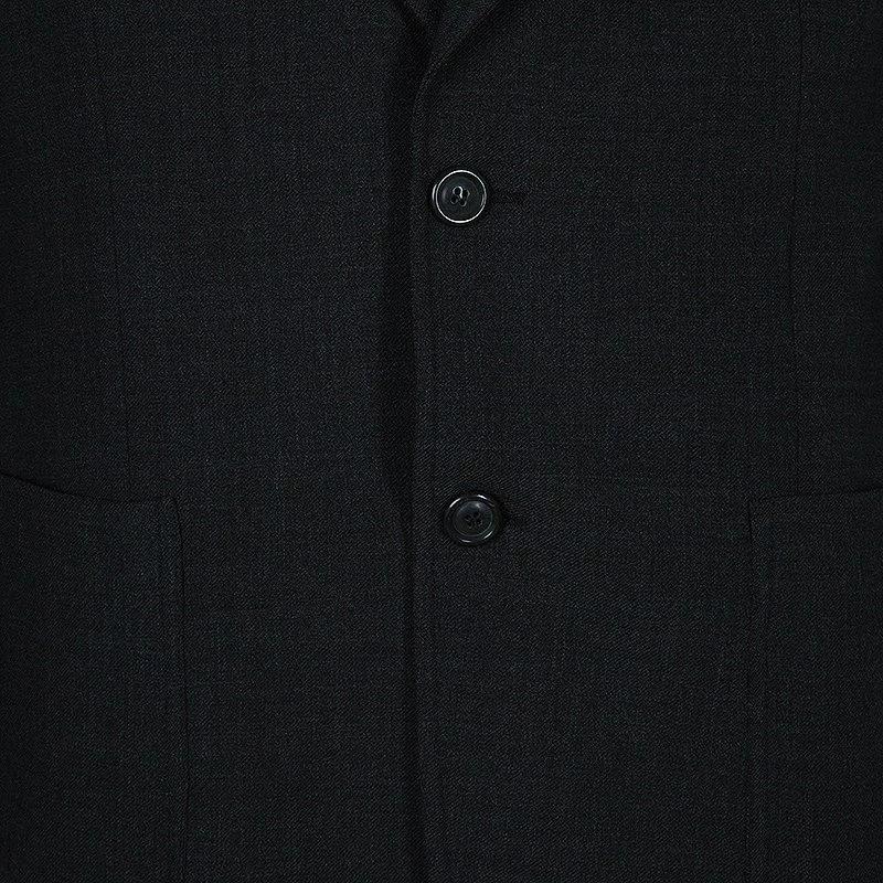 Emporio Armani Men's Grey Wool Blazer L For Men 9 Emporio Armani Men's Grey Wool Blazer L For Men - Image 7