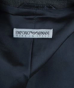 Emporio Armani Men's Grey Wool Blazer L For Men 18 Emporio Armani Men's Grey Wool Blazer L For Men -Emporio Armani sale luxury men emporio armani used clothes p47986 008