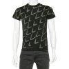 Emporio Armani Olive Green Printed Cotton Crewneck T-Shirt S For Men -Emporio Armani sale luxury men emporio armani used clothes p487794 002