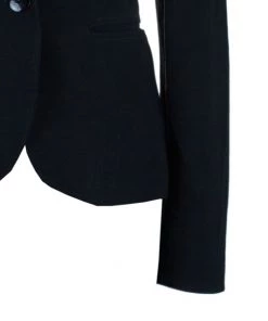 Emporio Armani Classic Single Breasted Black Blazer For Men -Emporio Armani sale luxury men emporio armani used clothes p5333 0005
