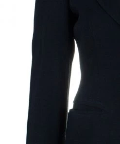 Emporio Armani Classic Single Breasted Black Blazer For Men -Emporio Armani sale luxury men emporio armani used clothes p5333 0006