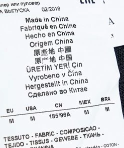 Emporio Armani Navy Blue Logo Intarsia Cotton Knit Crewneck Sweater M For Men -Emporio Armani sale luxury men emporio armani used clothes p534250 004