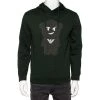 Emporio Armani Green Cotton Manga Bear Logo Embroidered Hoodie M For Men