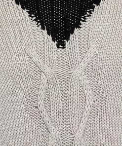 Emporio Armani Monochrome Cable Knit Turtleneck Sweater XXXL For Men -Emporio Armani sale luxury men emporio armani used clothes p541448 001