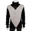 Emporio Armani Monochrome Cable Knit Turtleneck Sweater XXXL For Men 2 Emporio Armani Monochrome Cable Knit Turtleneck Sweater XXXL For Men -Emporio Armani sale luxury men emporio armani used clothes p541448 002