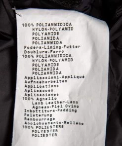 Emporio Armani Black Synthetic & Leather Inset Matt Line Jacket XXL For Men -Emporio Armani sale luxury men emporio armani used clothes p568939 006