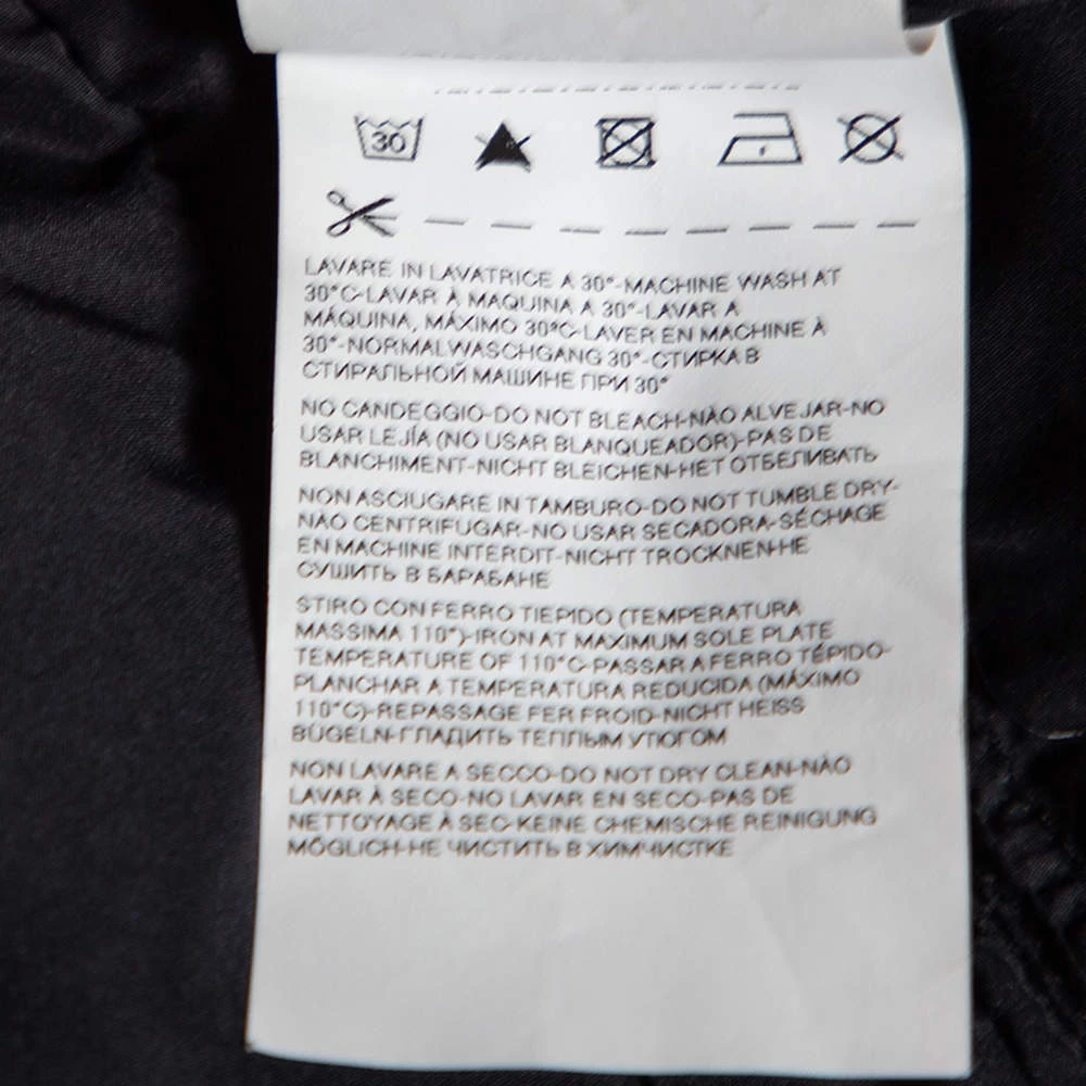 Emporio Armani Black Synthetic Zip Front Jacket L For Men 9 Emporio Armani Black Synthetic Zip Front Jacket L For Men - Image 7