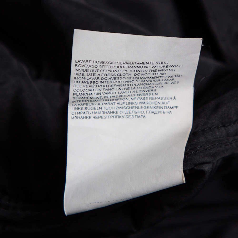 Emporio Armani Black Synthetic Zip Front Jacket L For Men 10 Emporio Armani Black Synthetic Zip Front Jacket L For Men - Image 8