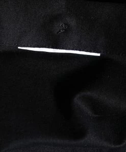 Emporio Armani Black Stretch Knit Long Sleeve Shirt S For Men -Emporio Armani sale luxury men emporio armani used clothes p595628 003