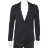 Emporio Armani Navy Blue Wool Knit Johnny Line Blazer M For Men -Emporio Armani sale luxury men emporio armani used clothes p597901 005