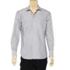 Emporio Armani Grey Cotton Button Front Shirt M For Men