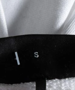 Emporio Armani White Printed Cotton Crewneck Sweatshirt S For Men -Emporio Armani sale luxury men emporio armani used clothes p614283 003