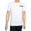 Emporio Armani White Cotton Logo Appliqued Short Sleeve T-Shirt L For Men -Emporio Armani sale luxury men emporio armani used clothes p618582 004