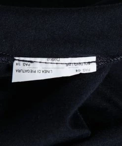 Emporio Armani Navy Blue Cotton Printed Crew Neck T-Shirt S For Men -Emporio Armani sale luxury men emporio armani used clothes p620337 001