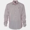 Emporio Armani Burgundy Cotton Slim Fit Shirt XXL For Men -Emporio Armani sale luxury men emporio armani used clothes p620991 001