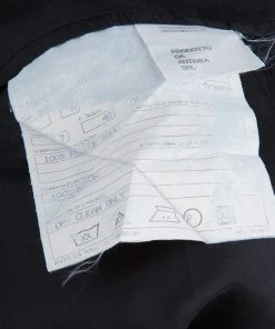 Emporio Armani Black Fleece Wool Blazer M For Men -Emporio Armani sale luxury men emporio armani used clothes p62323 011