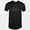 Emporio Armani Black Logo Printed Cotton Short Sleeve T-Shirt M For Men