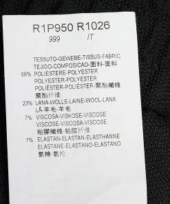 Emporio Armani Black Textured Knit Jogger Pants XXL For Men 11 Emporio Armani Black Textured Knit Jogger Pants XXL For Men -Emporio Armani sale luxury men emporio armani used clothes p633705 005