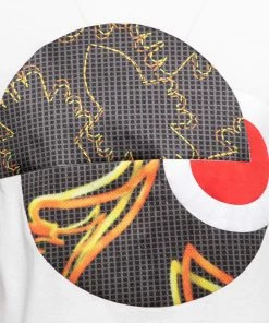 Emporio Armani White Printed Cotton Short Sleeve T-Shirt M For Men -Emporio Armani sale luxury men emporio armani used clothes p646368 006