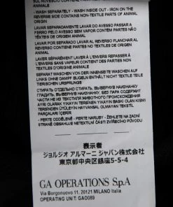 Emporio Armani Black Textured Knit Short Sleeve Polo T-Shirt L For Men -Emporio Armani sale luxury men emporio armani used clothes p657978 003