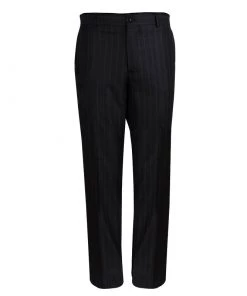 Emporio Armani Charcoal Grey Striped Wool Suit L For Men -Emporio Armani sale luxury men emporio armani used clothes p74943 005