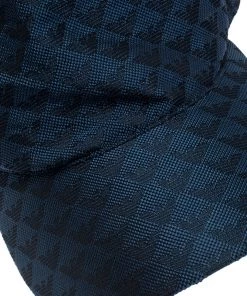 Emporio Armani Electric Blue Monogram Logo Embroidered Baseball Cap S For Men -Emporio Armani sale luxury men emporio armani used travel p241974 005