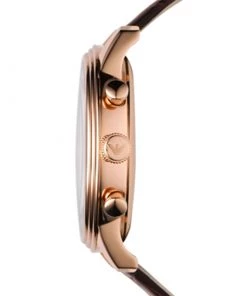 Emporio Armani Brown Stainless Steel Classic Chronograph AR1609 Men's Wristwatch 45 Mm For Men -Emporio Armani sale luxury men emporio armani used watches p159779 0006
