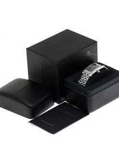 Emporio Armani Black Stainless Steel AR0015 Men's Wristwatch 25 Mm For Men -Emporio Armani sale luxury men emporio armani used watches p184543 008