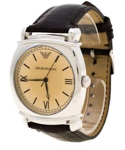 Emporio Armani Bronze Stainless Steel Sportivo Men's Wristwatch 41 Mm For Men