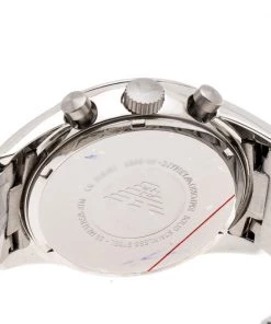 Emporio Armani Black Stainless Steel AR5980 Men's Wristwatch 43 Mm For Men -Emporio Armani sale luxury men emporio armani used watches p197366 002