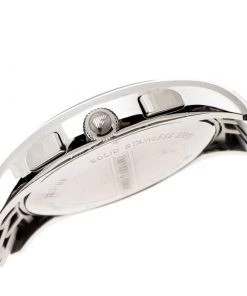 Emporio Armani Blue Stainless Steel Classic Chronograph AR1787 Men's Wristwatch 45 Mm For Men -Emporio Armani sale luxury men emporio armani used watches p197685 007