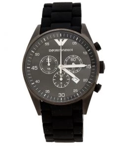 Emporio Armani Black PVD Coated Stainless Steel Sport AR5889 Men's Wristwatch 43 Mm For Men